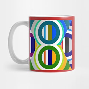 circles and lines 4 Mug